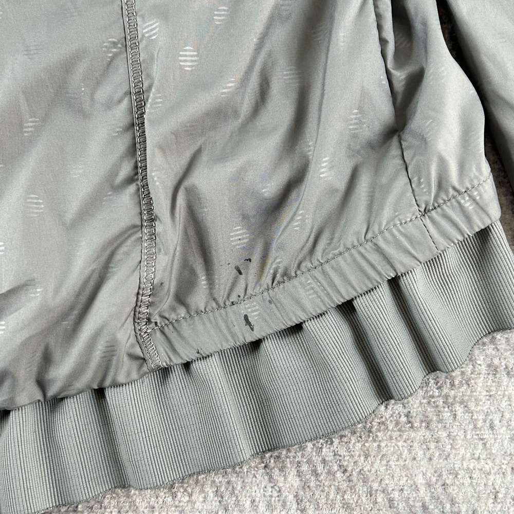 Lululemon Spring Fling Silver Polka Dot Lightweight Down Puffer Jacket Ruffle S - Picture 11 of 12